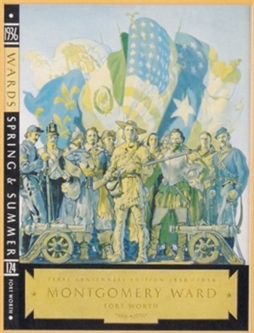 Proof for Texas Centennial Montgomery Ward Catalog (1936) - Haddon Sundblom Tablo