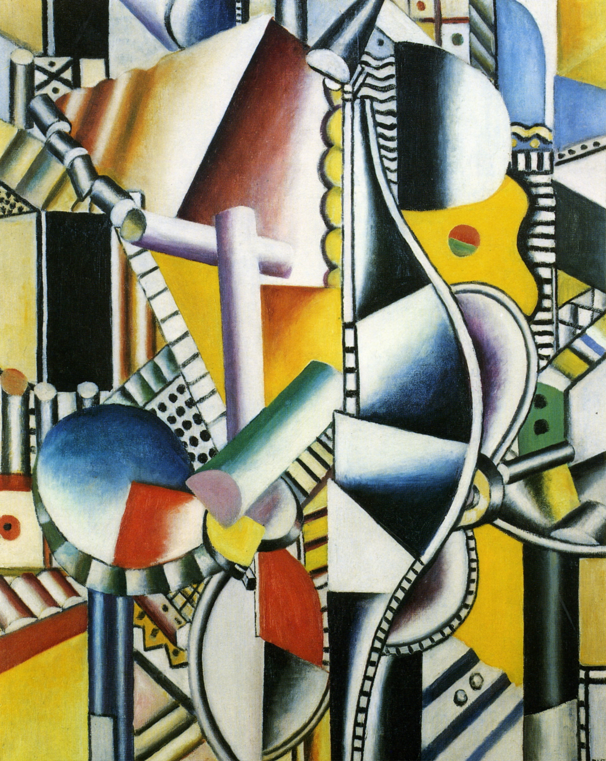 Propellers 2nd state (1918) - Fernand Léger Tablo