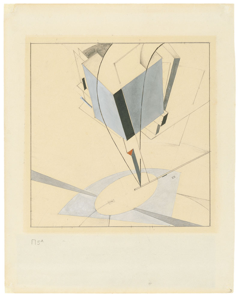 Proun 5 A (1919) - El Lissitzky Tablo
