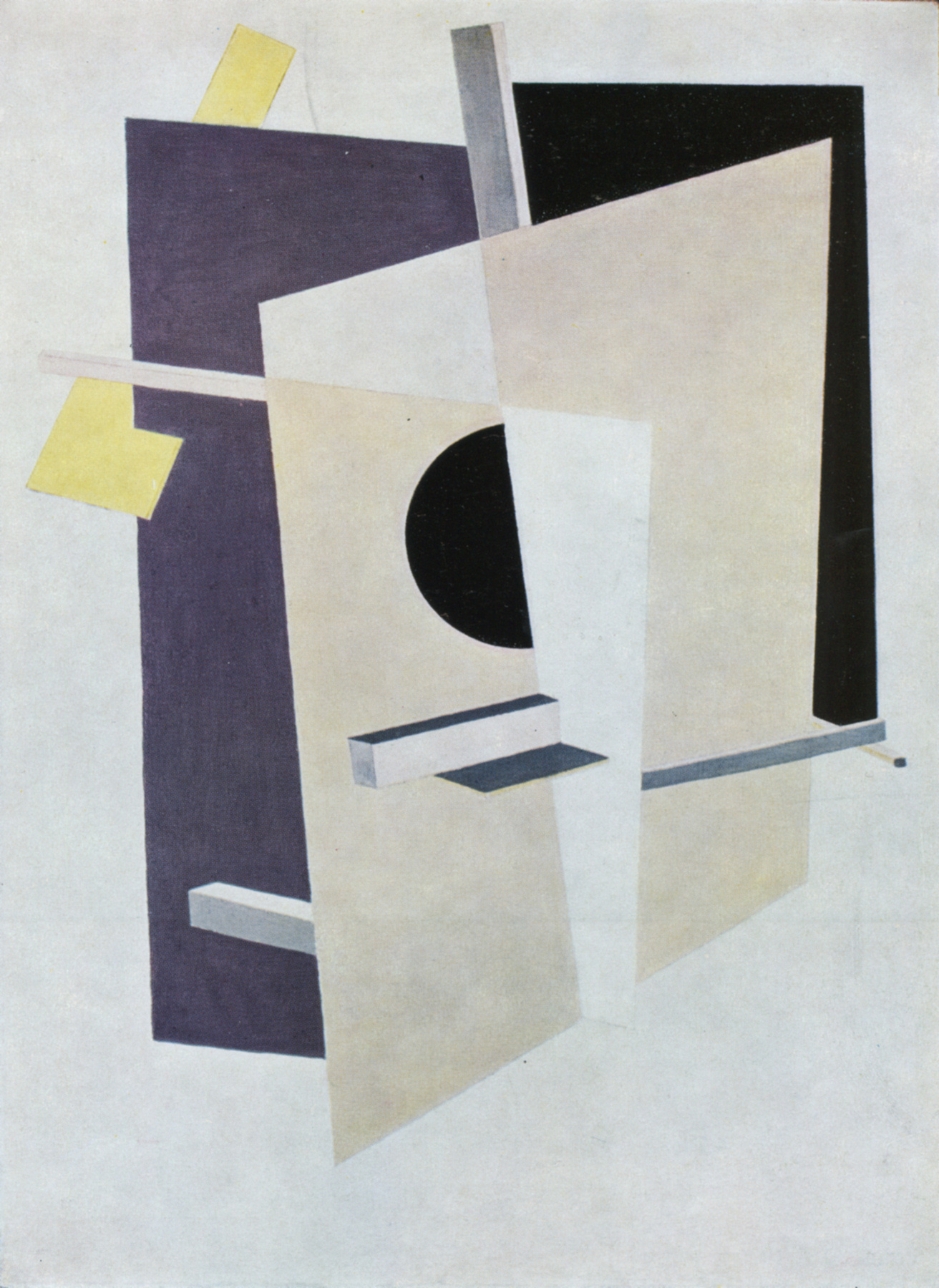 Proun Interpenetrating Planes - El Lissitzky Tablo