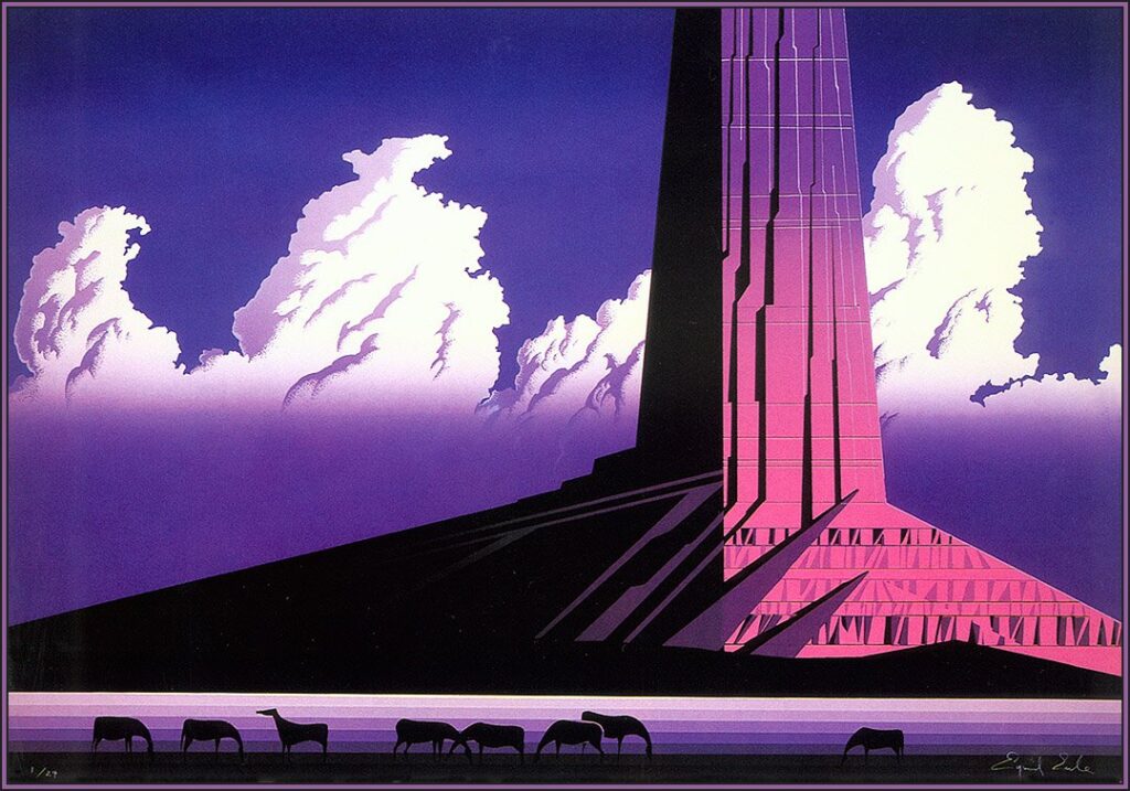 Purple Monument - Eyvind Earle Tablo