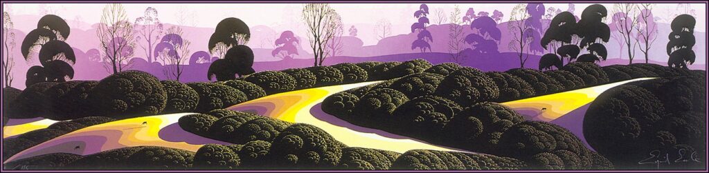 Purple Pastures - Eyvind Earle Tablo