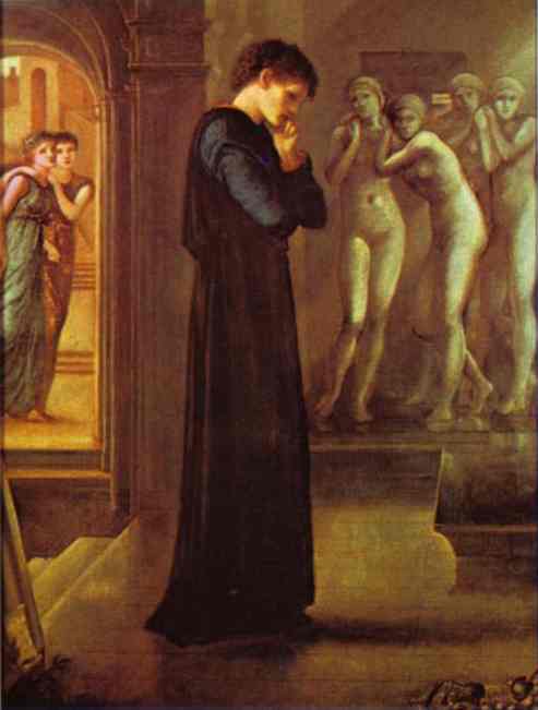 Pygmalion and the Image I The Heart Desires (1868) – Edward Burne-Jones Tablo