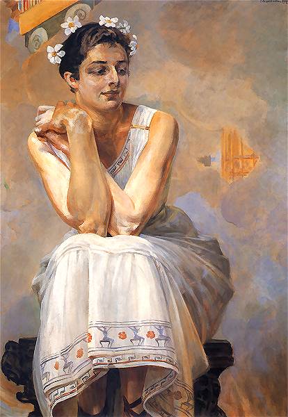 Pythia (1917) - Jacek Malczewski Tablo