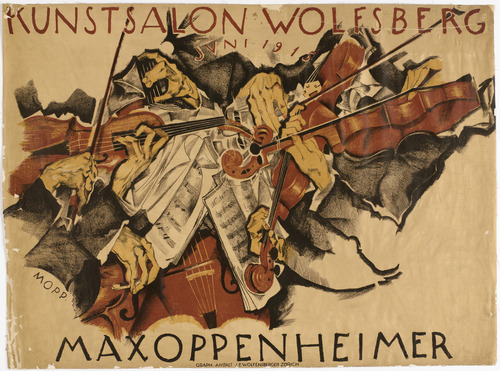 Quartet Poster (1915) – Max Oppenheimer Tablo