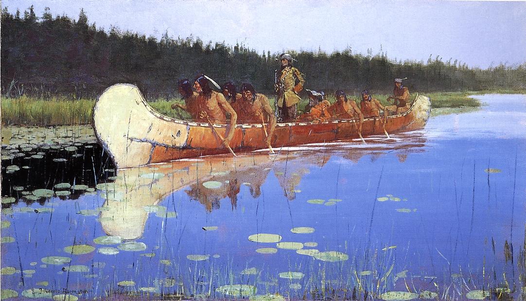 Radisson and Groseilliers (1905) - Frederic Remington Tablo