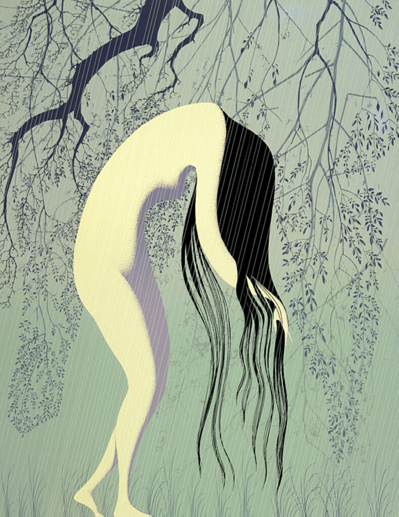 Rain Shower - Eyvind Earle Tablo