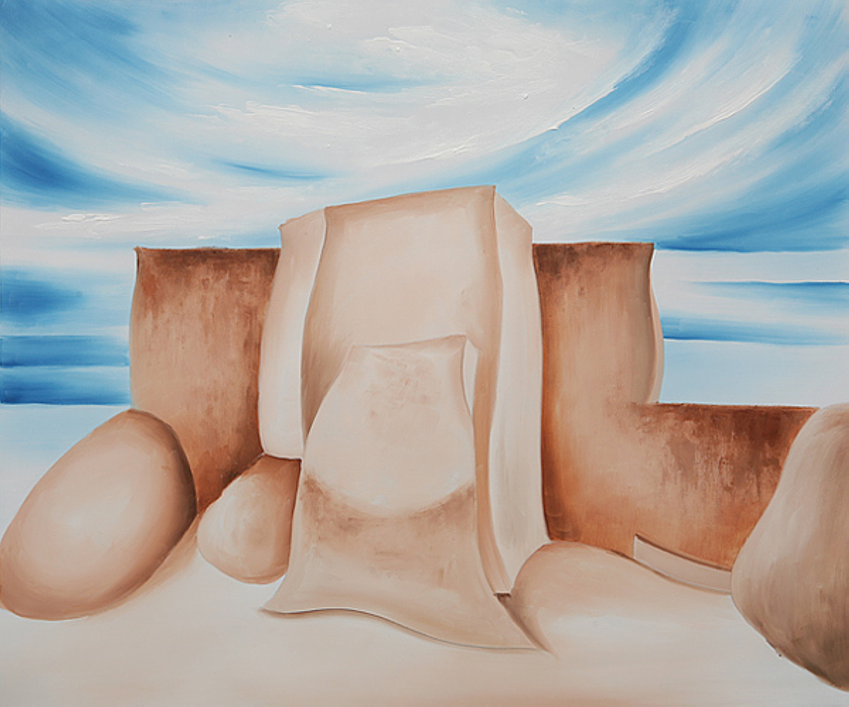 Ranchos Church, New Mexico (1930) - Georgia O'Keeffe Tablo