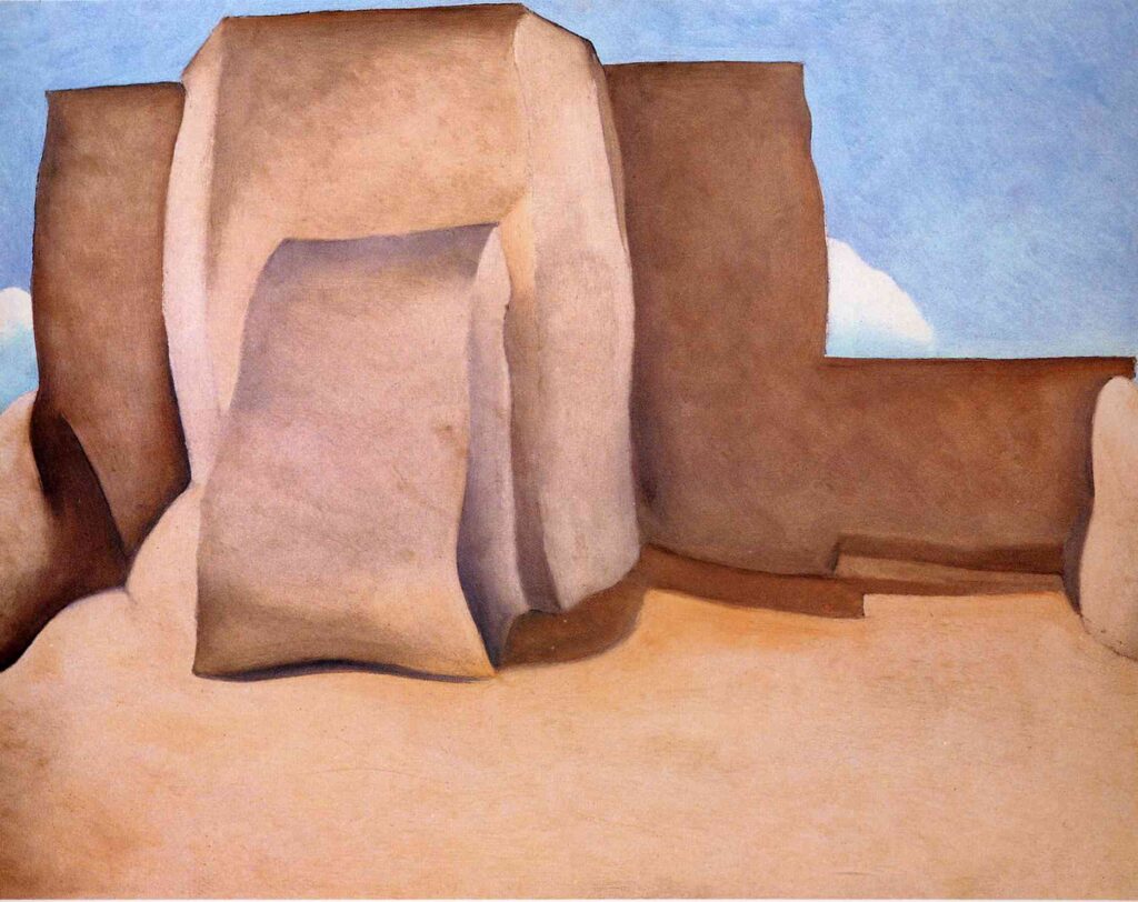 Ranchos Church, New Mexico - Georgia O'Keeffe Tablo