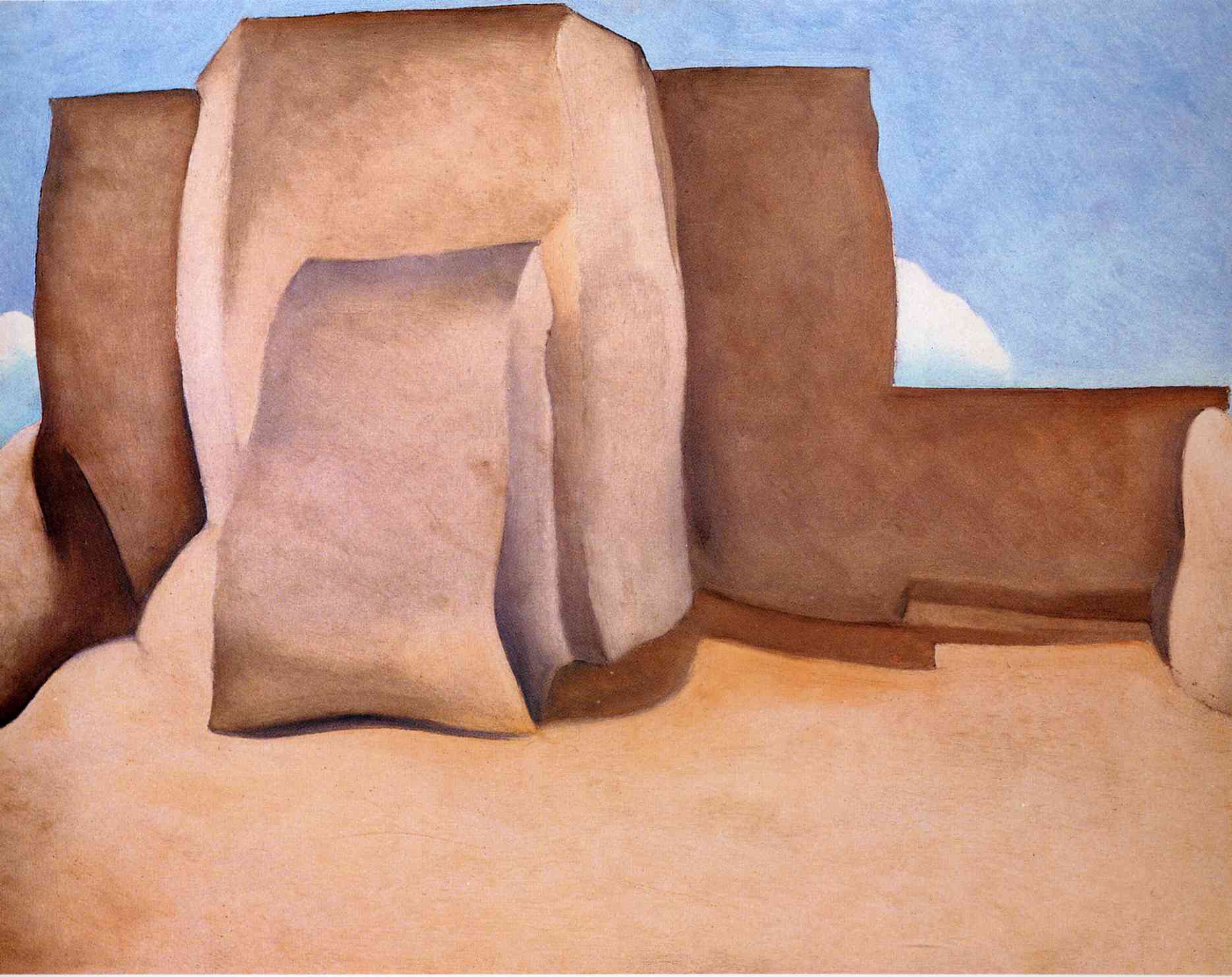 Ranchos Church, New Mexico - Georgia O'Keeffe Tablo