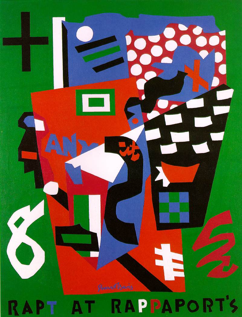 Rapt at Rappaport's (1952) - Stuart Davis Tablo