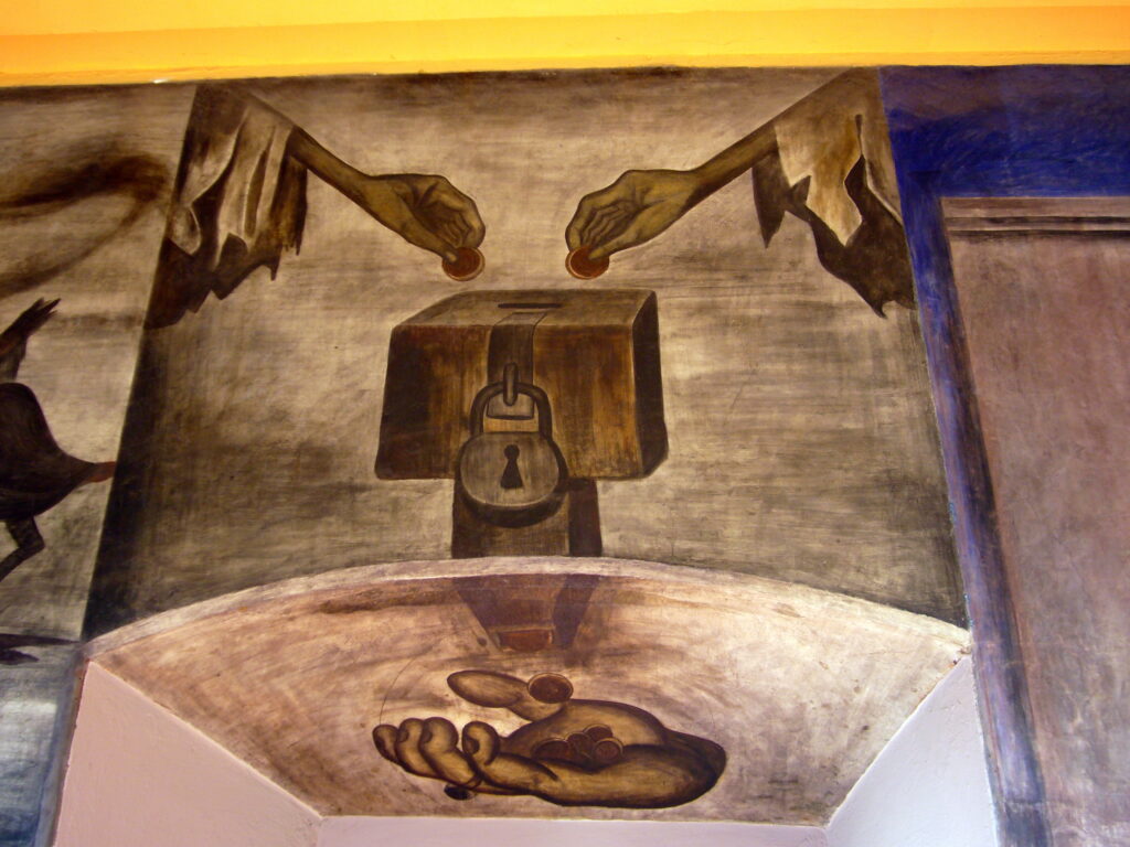 Reaching out (1924) - José Clemente Orozco Tablo