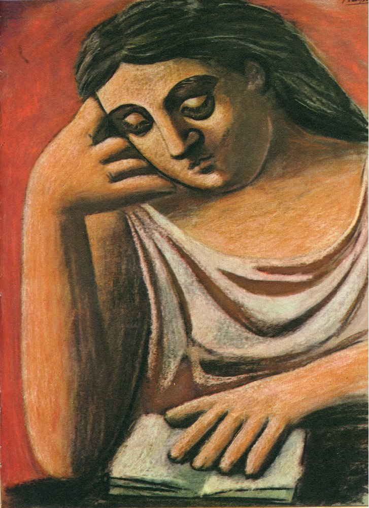 Reading (1921) - Pablo Picasso Tablo