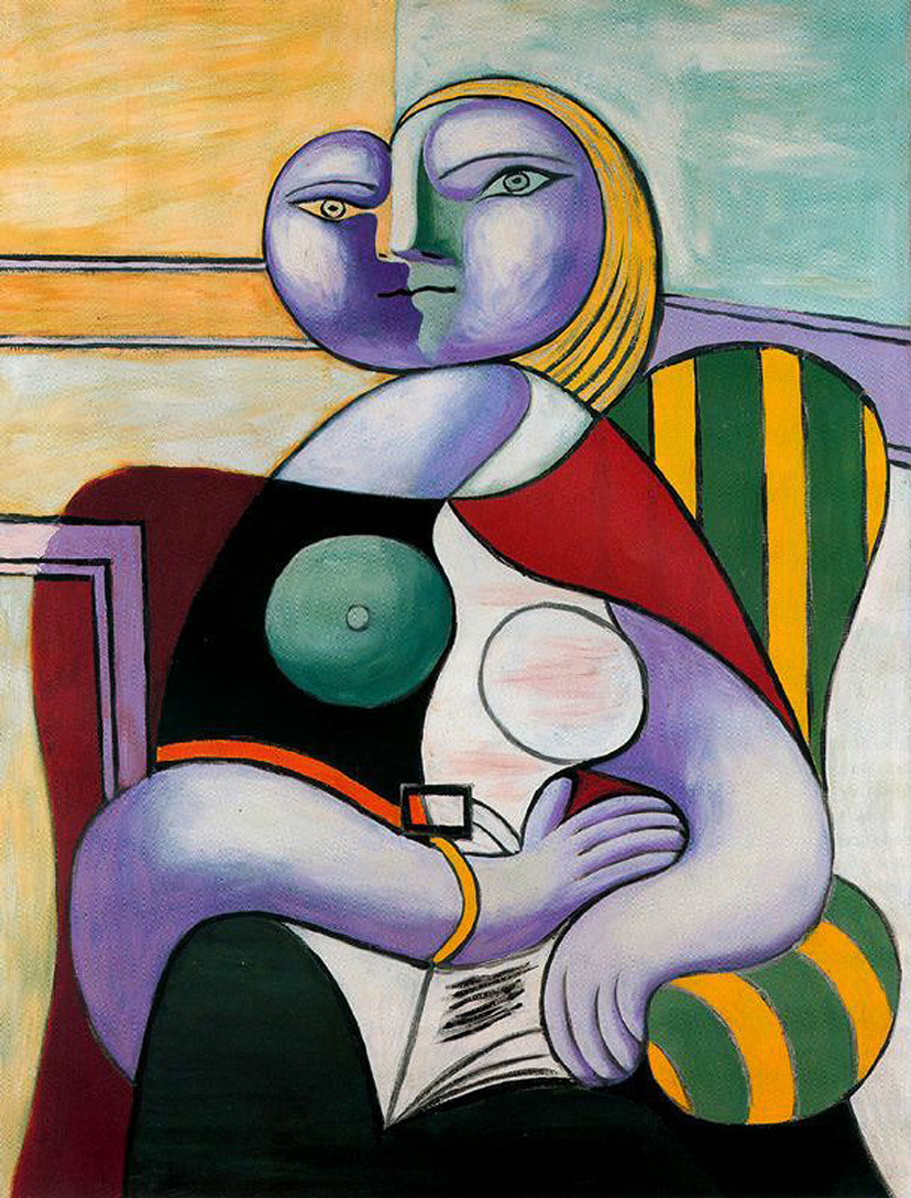 Reading (1932) - Pablo Picasso Tablo