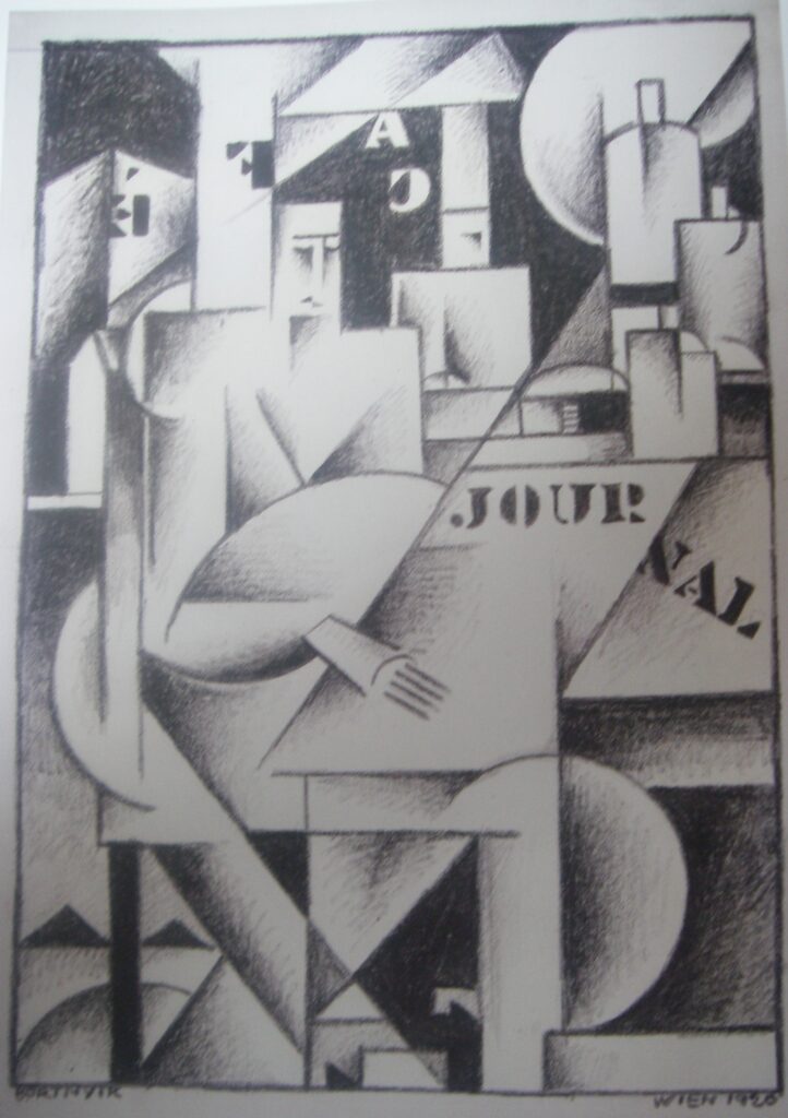 Reading Man (1920) - Sándor Bortnyik Tablo