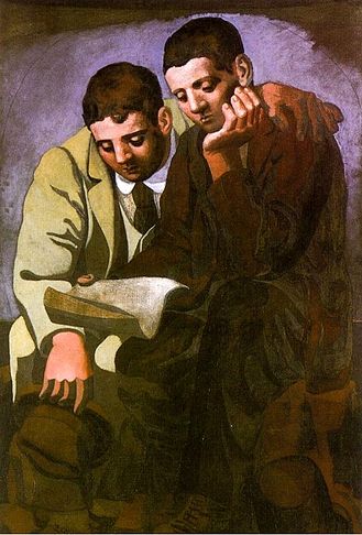 Reading The Letter (1921) - Pablo Picasso Tablo