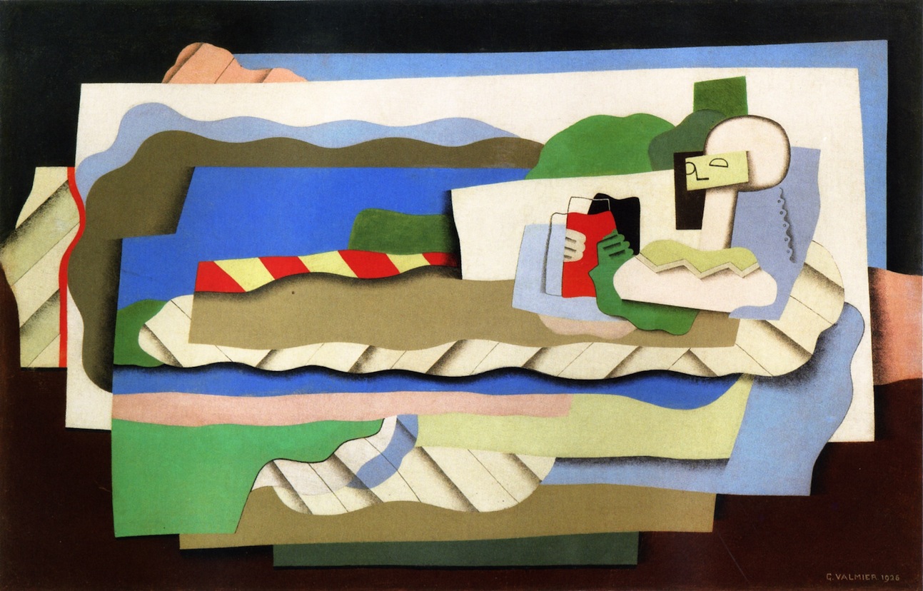 Reclining Girl (1926) - Georges Valmier Tablo