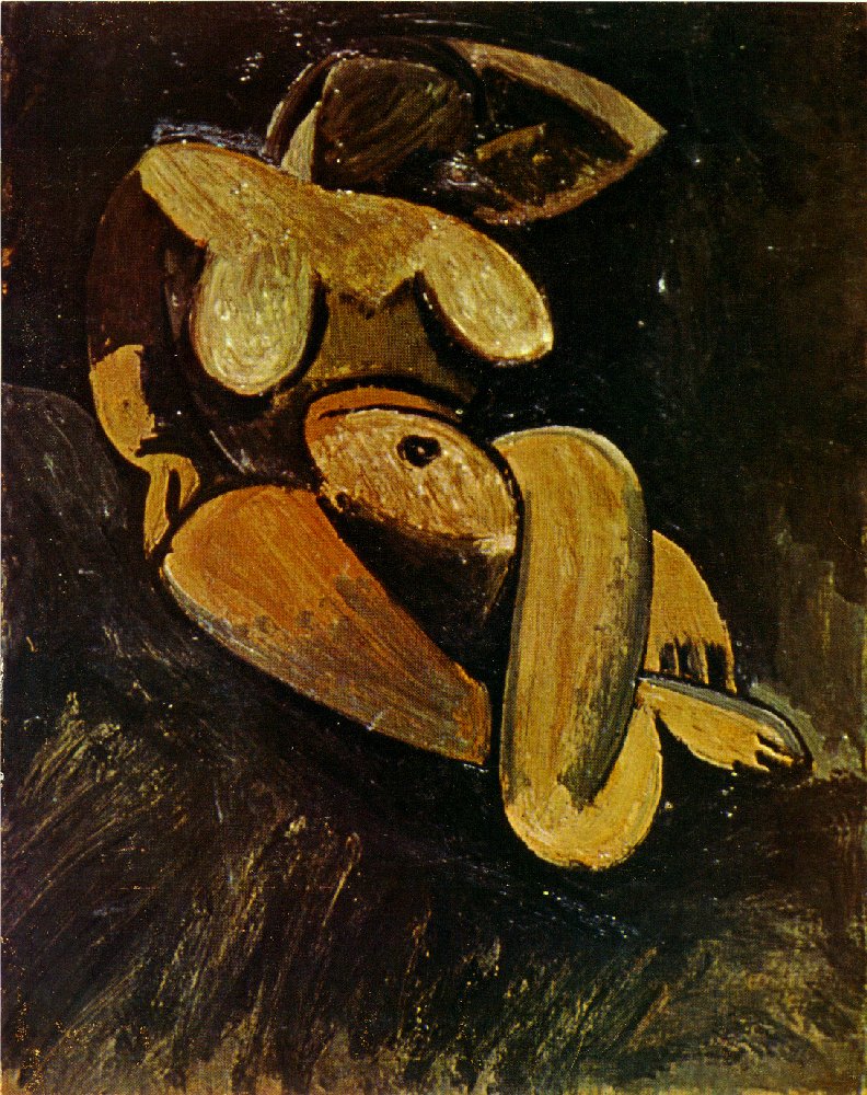 Reclining Nude (1908) - Pablo Picasso Tablo
