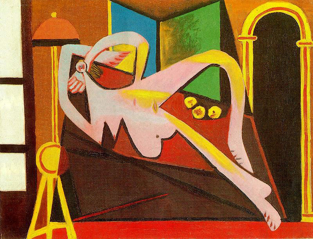 Reclining Woman (1929) - Pablo Picasso Tablo