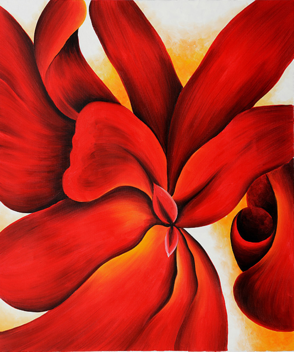 Red Cannas - Georgia O'Keeffe Tablo