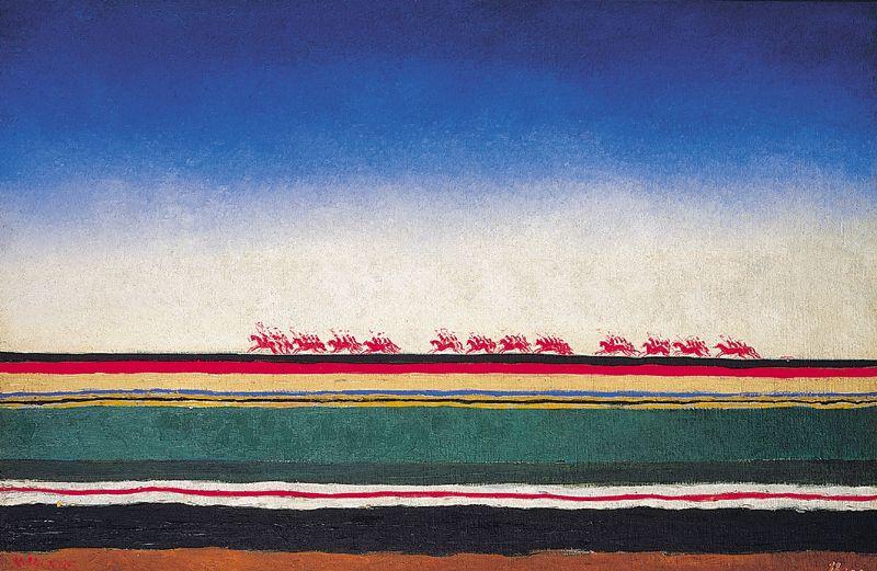 Red Cavalry (1932) - Kazimir Malevich Tablo