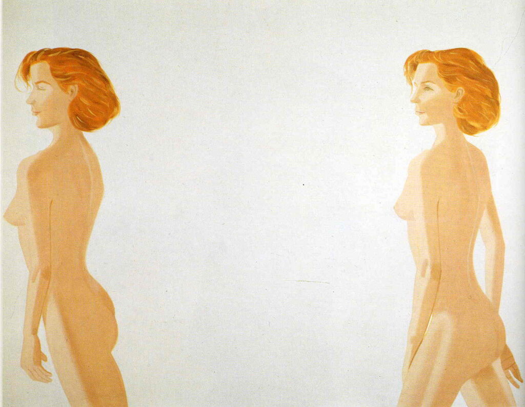 Red Nude - Alex Katz Tablo