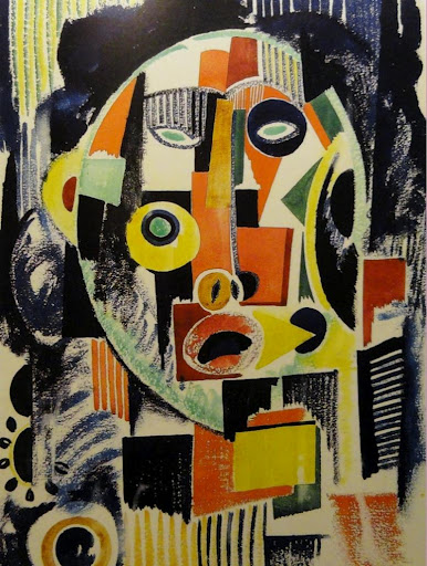 Red Ocean Blue (1915) - Amadeo de Souza-Cardoso Tablo