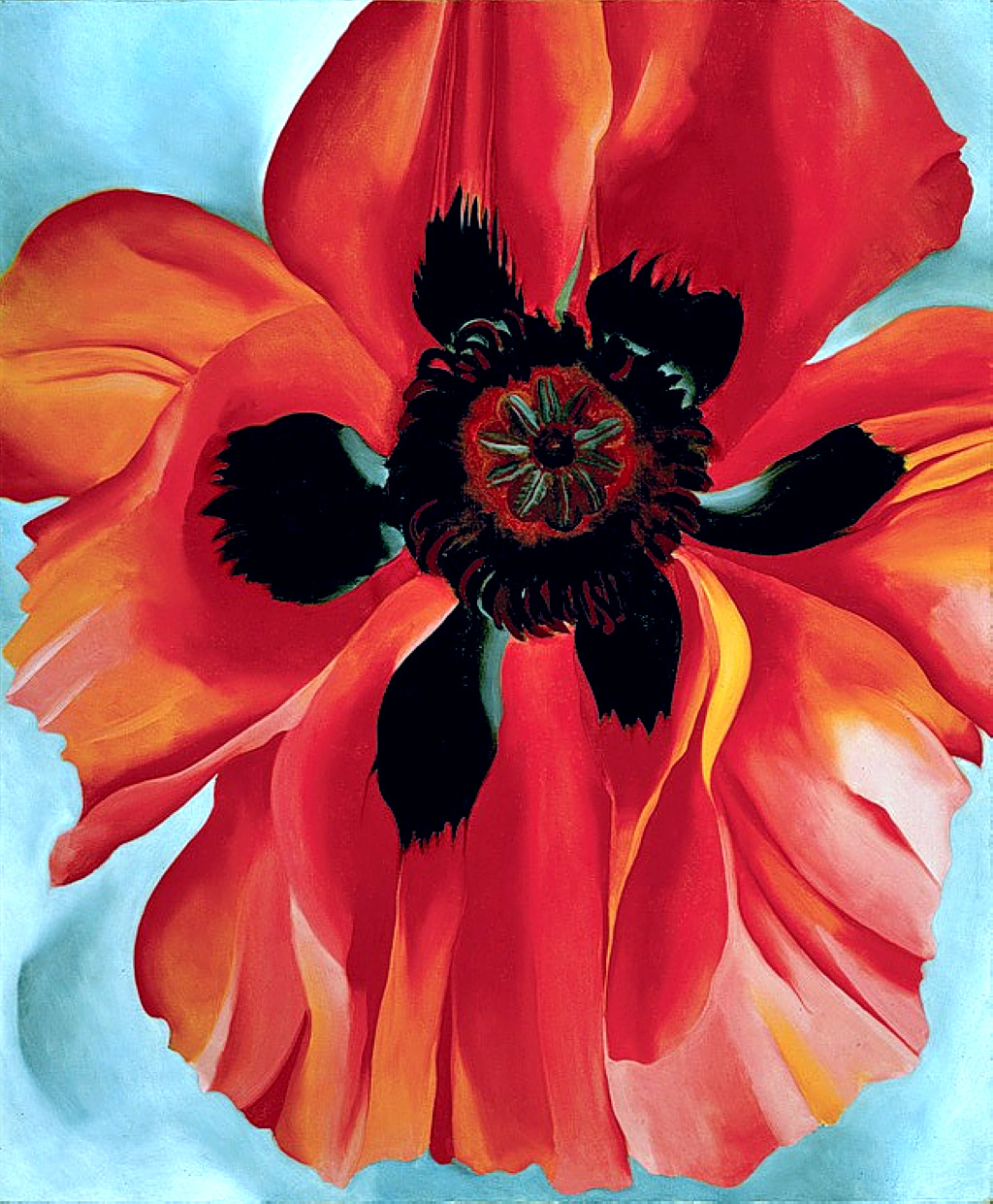 Red Poppy VI - Georgia O'Keeffe Tablo