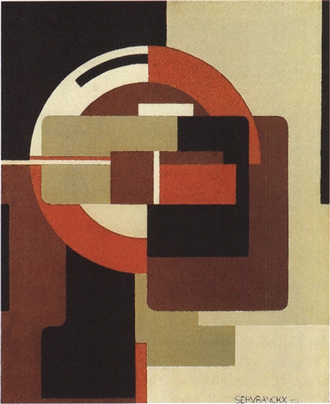 Red Rotation (1922) - Victor Servranckx Tablo
