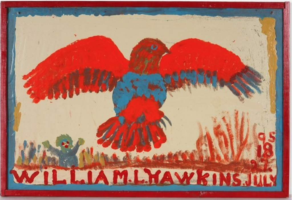 Red Tail Hawk - William Hawkins Tablo