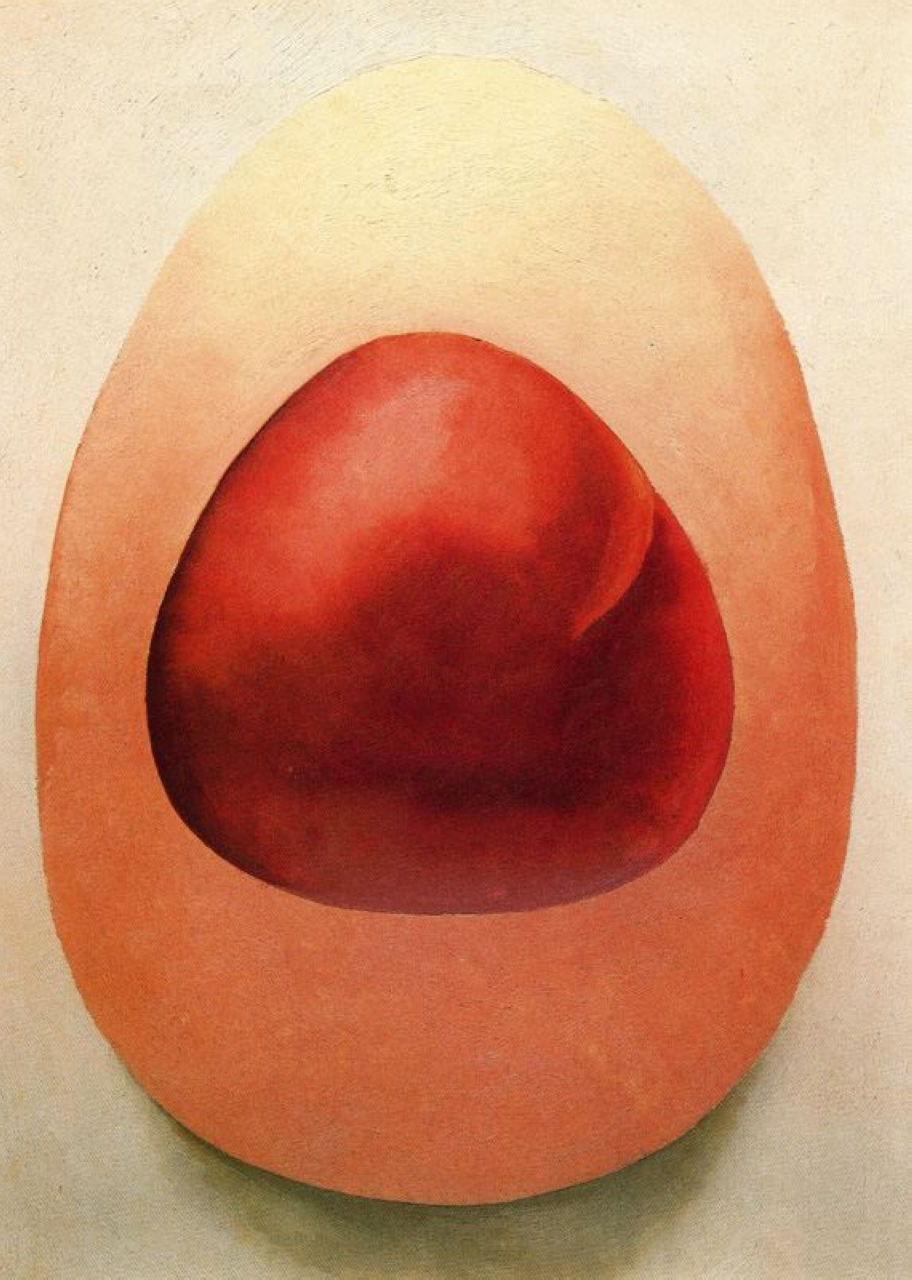Red and Pink Rocks - Georgia O'Keeffe Tablo