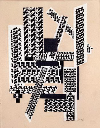 Reed Pen Collage (1922) – Hannah Höch Tablo