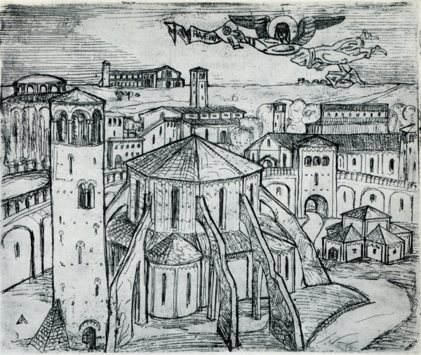 Reminiscence of Ravenna (1914) - El Lissitzky Tablo