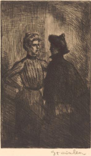 Rencontre (1902) – Théophile Steinlen Tablo