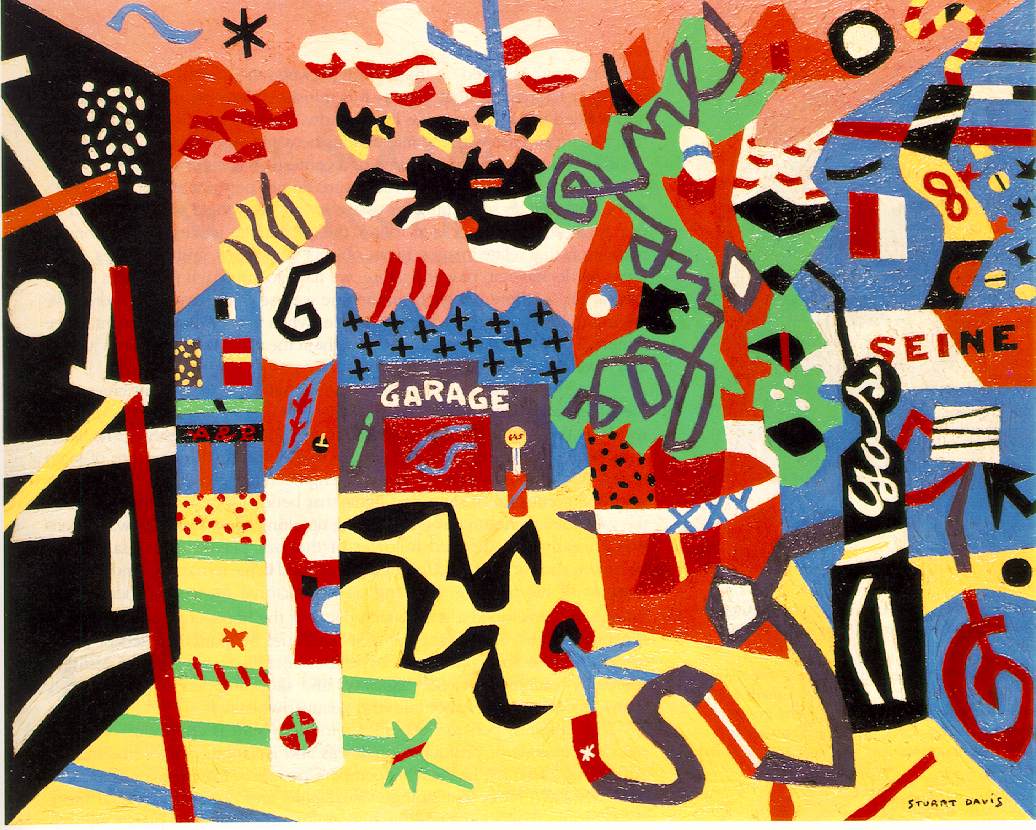 Report from Rockport (1940) - Stuart Davis Tablo