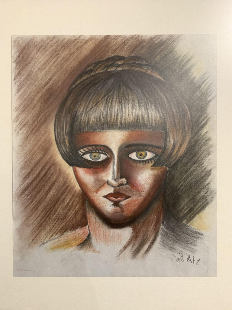 Retrato de Nahui Ollin – Dr. Atl Tablo