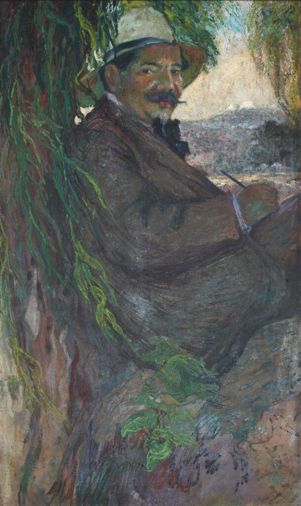 Retrato de Rubén María Campos (1909) - Dr. Atl Tablo