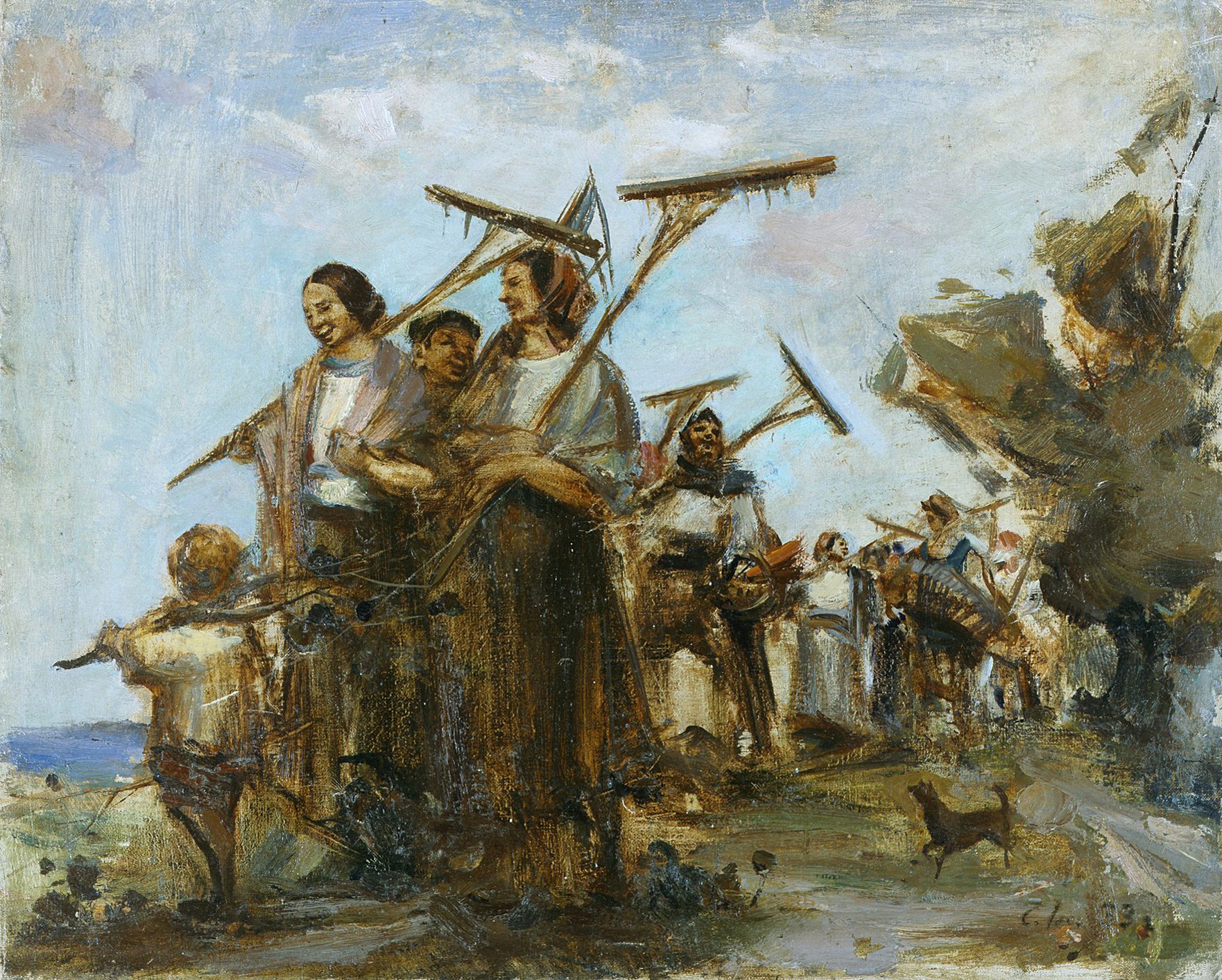 Return from work (1933) - Serhij Schyschko Tablo