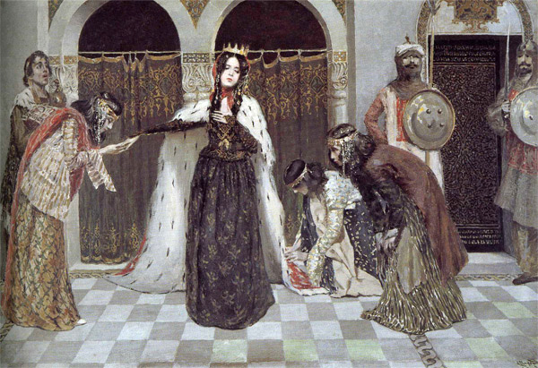 Return of Queen Zabel of Armenia (1909) – Vardges Sureniants Tablo