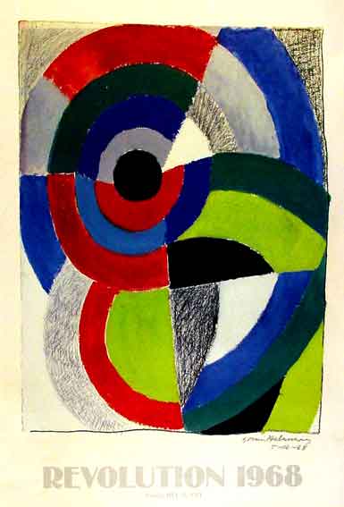 Revolution. Affiche – Sonia Delaunay Tablo