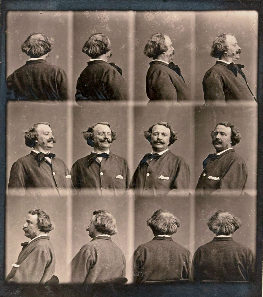 Revolving self portrait (1865) - Félix Nadar Tablo