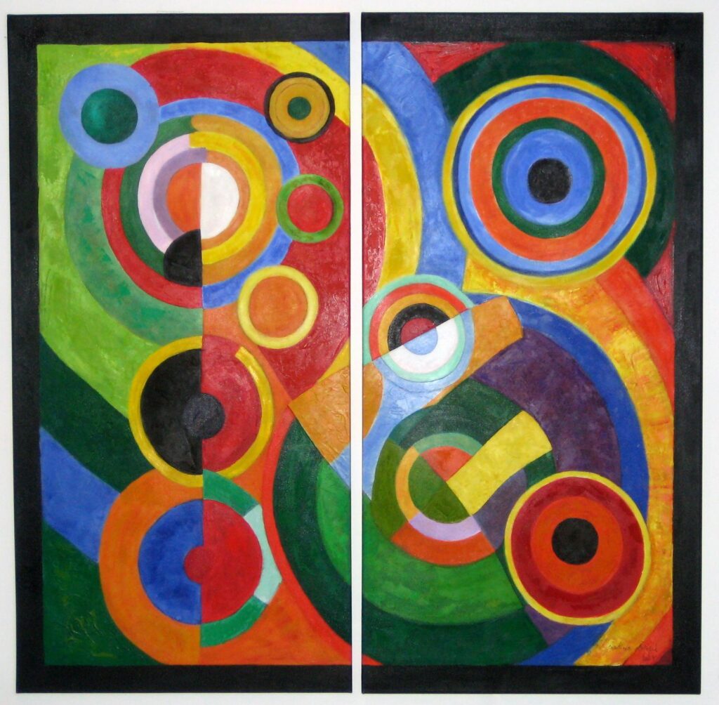 Rhythm (1912) - Robert Delaunay Tablo