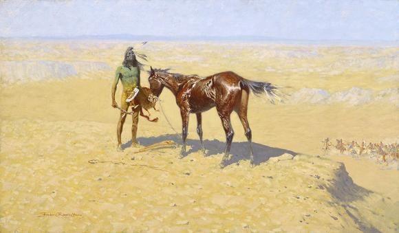 Ridden Down (1905) - Frederic Remington Tablo