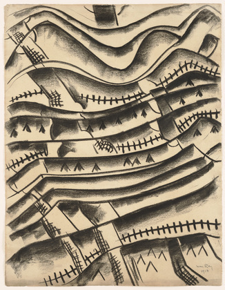 Ridgefield Landscape (1914) – Man Ray Tablo