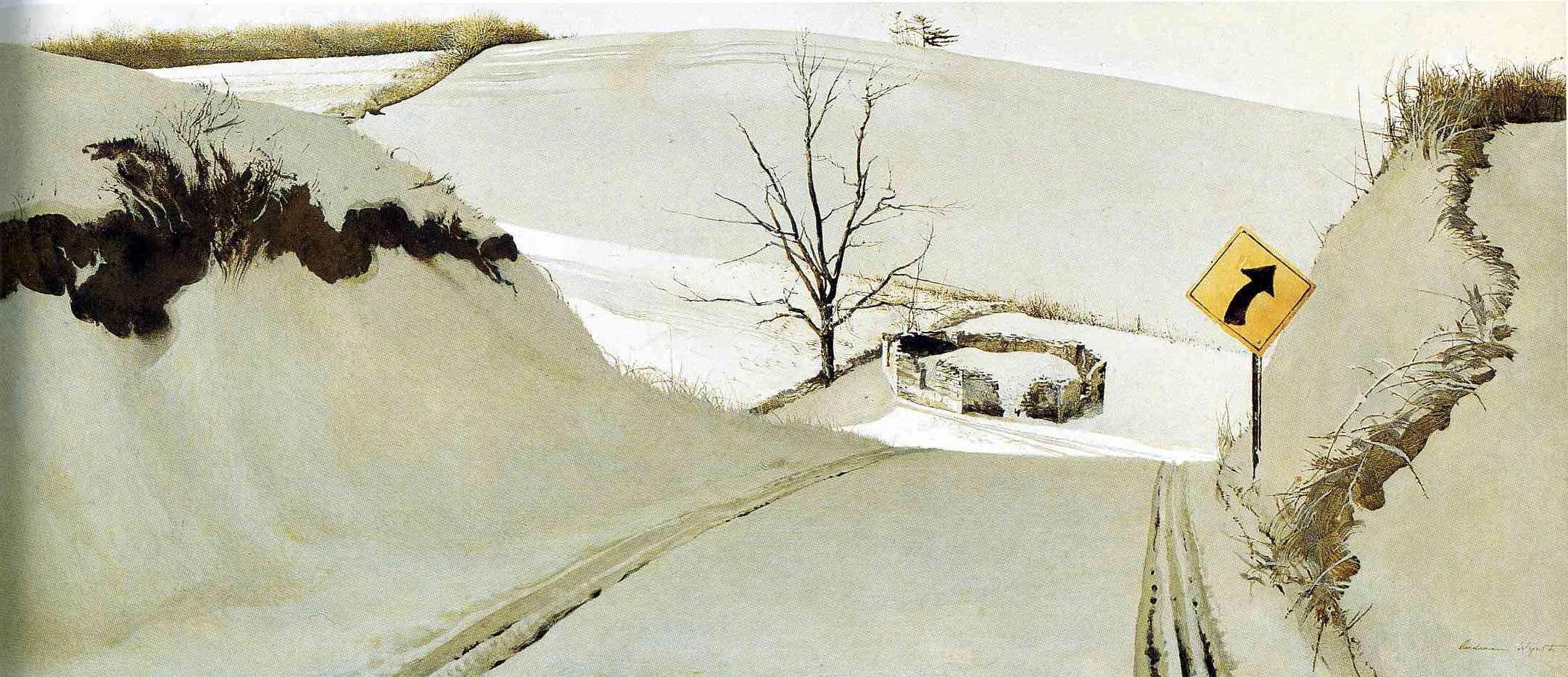 Ring Road - Andrew Wyeth Tablo