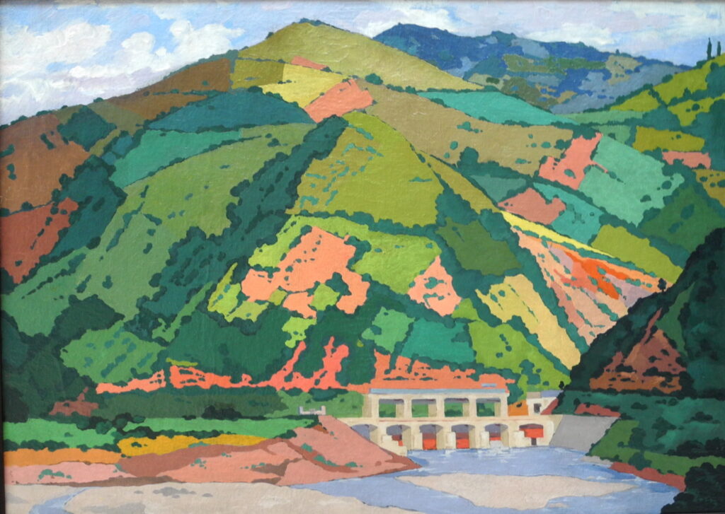 Rioni power station (1934) - David Kakabadze Tablo