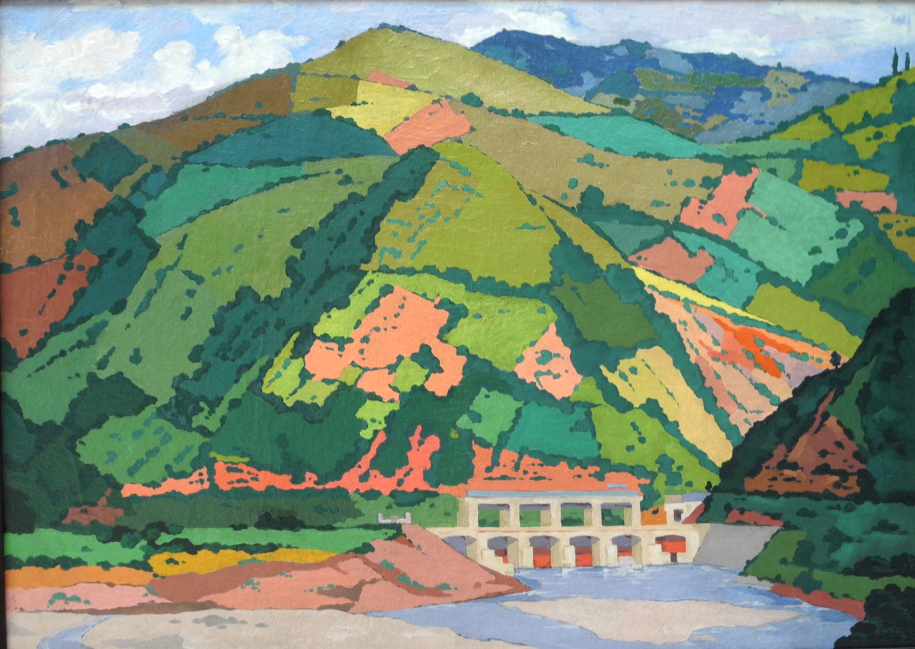 Rioni power station (1934) - David Kakabadze Tablo