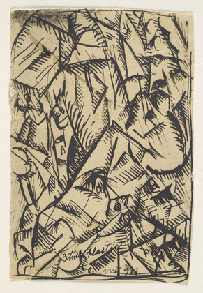 Ritmi Plastici (1911) – Carlo Carrà Tablo