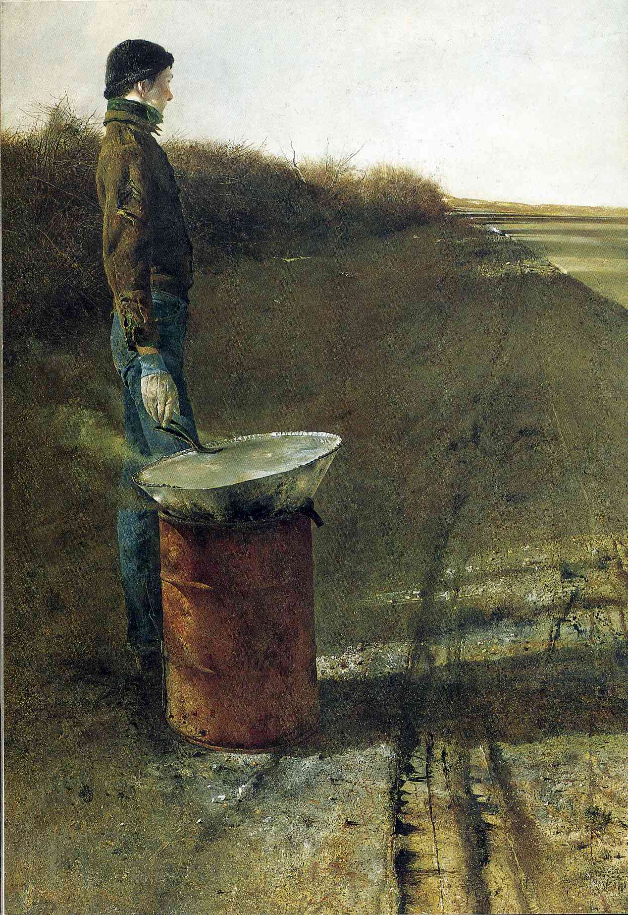 Roasted Chestnuts - Andrew Wyeth Tablo