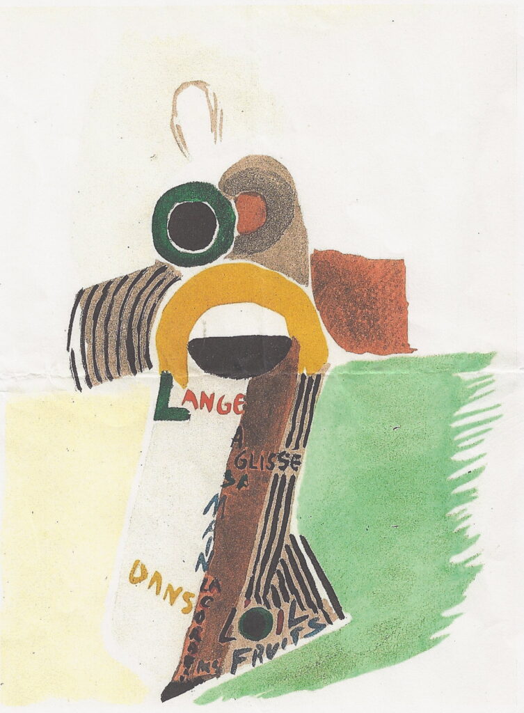 Robe Poème, L’Ange a Glissé… (1922) - Sonia Delaunay Tablo